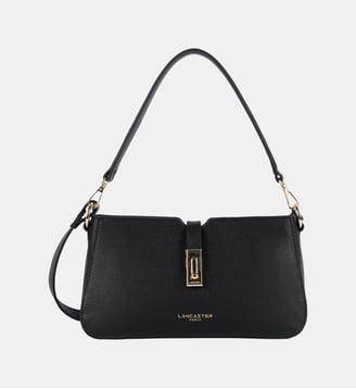 Sac rectangle Milano Horizon en cuir - Lancaster - Noir