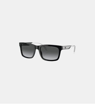 Lunettes de soleil Rectangulaire EA4224 - Emporio Armani - Noir brillant