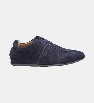Sneaker velours - cuir velours - Fairmount - Bleu marine