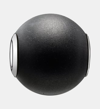 Bead obsidienne mate - Thomas Sabo - Argent