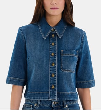 Top Celina Bleu - Zapa - Bleu