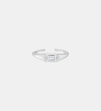 Mini bague Notte blanche Argent - Nebuleuse Bijoux - Argenté