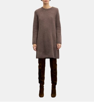 Robe pull en laine - COLY - Gerard Darel - Marron