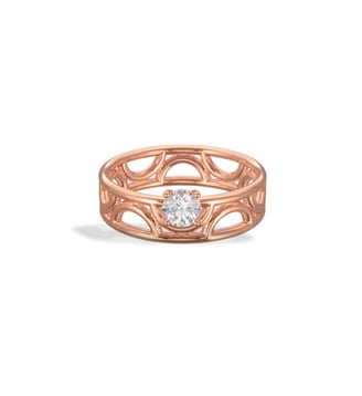 Solitaire Amour Perpétuel 0.25 carat - Loyal.e Paris - Or rose
