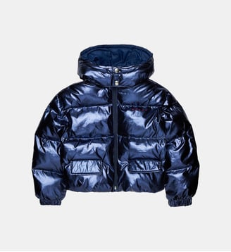Veste matelassée avec logo imprimé - Marni - Bluette