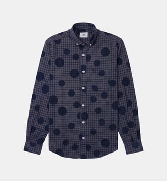 Chemise manches longues - Serge Blanco - Bleu