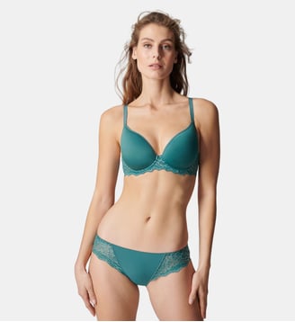 Soutien-gorge spacer décolleté plongeant - Vert Boréal - Simone Pérèle - Vert