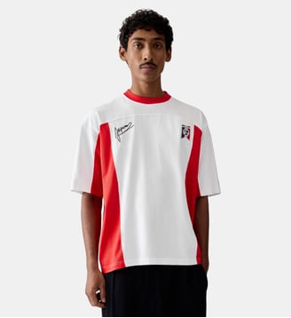 Le Tshirt Supporter - Jacquemus - Blanc et rouge