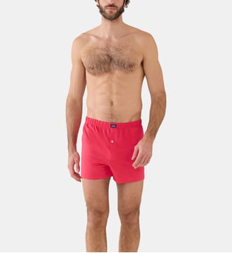 Caleçon rose en jersey de coton Le Slip Francais