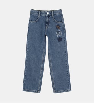 Pantalon en denim - Marc Jacobs Kids - Bleu