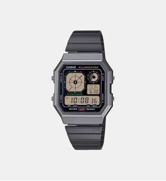 Montre Vintage Noir A130WEGG-1AEF - Casio - Argenté