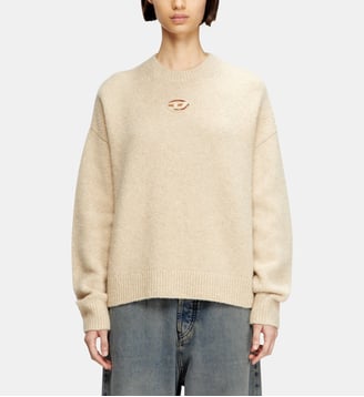 Pull en laine et mélange d'alpaga - Diesel - Beige
