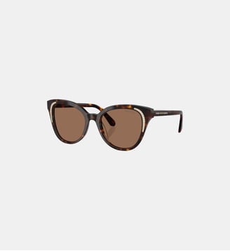 Lunettes de soleil Papillon SK6031 - Swarovski - Havana foncé