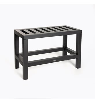 Banc inox noir mat - Plazza - Bath Bazaar - Noir