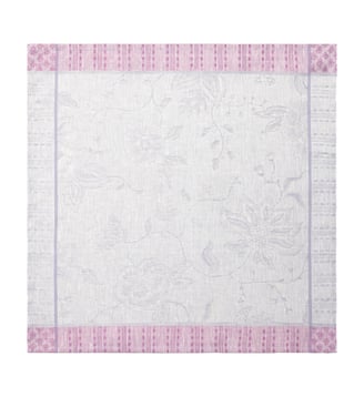 Serviette de table Été Indien 100% lin - Le Jacquard Francais - Fresia