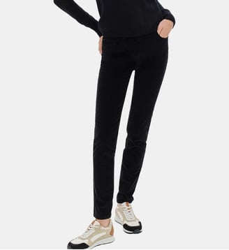 Pantalon sylvano - Motif uni - Coupe slim - Caroll - Noir