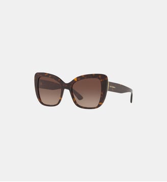 Lunettes de soleil Papillon DG4348 - Dolce & Gabbana - Marron gris