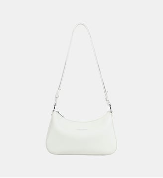 Sac trotteur Suave Ace en cuir - Lancaster - Blanc cassé