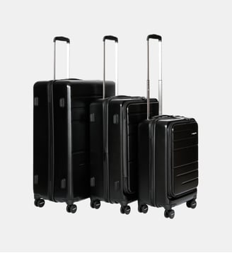 Set de 3 valises CDG Bagages - Lancaster - Noir