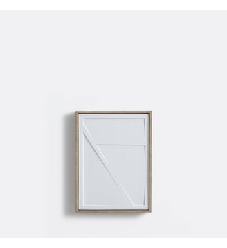 Tableau 30 x 40 cm - La Redoute Interieurs - Blanc