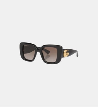 Lunettes de soleil Papillon GG1975S - Gucci - Noir brillant