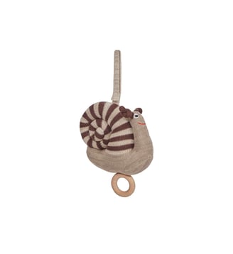Mobile musical en coton Mini - OYOY - Brun