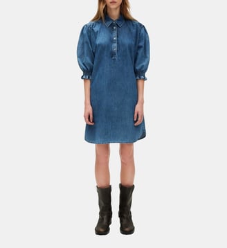 robe courte et droite en denim - pandora - Pablo - Jean