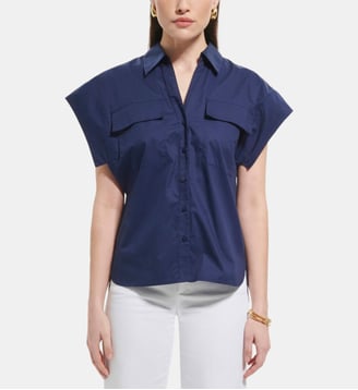 Chemise Corinthe Nocturne - Zapa - Bleu noir
