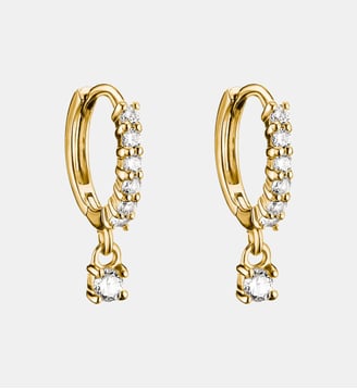 Créoles avec zirconia blanc taille brillant - Thomas Sabo - Or