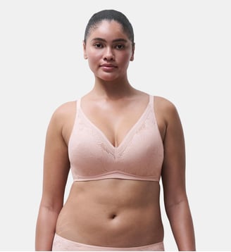 Soutien-gorge spacer sans armature maintien maille douce - Chantelle - Vieux rose