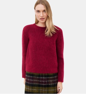 Pull mtaylor - Motif uni - Laine rws - Caroll - Bordeaux