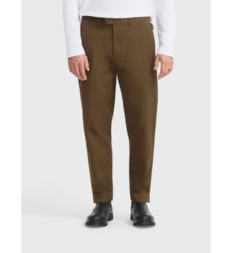 pantalon de costume en coton Agnès b.