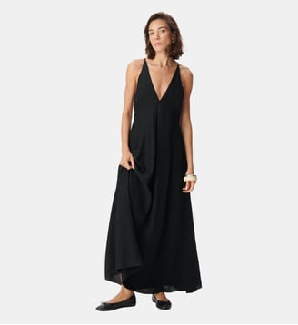 Robe longue fines bretelles Ikks