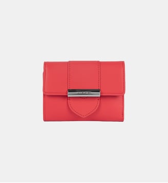 Portefeuille Paris Ily en cuir - Lancaster - Prune