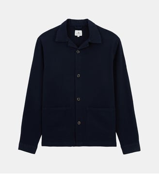 Veste worker en coton Wael - Serge Blanco - Bleu marine