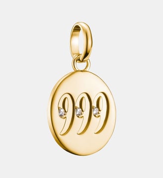 Pendentif Charm numéro angélique 999 avec pierres blanches Connect Thomas Sabo