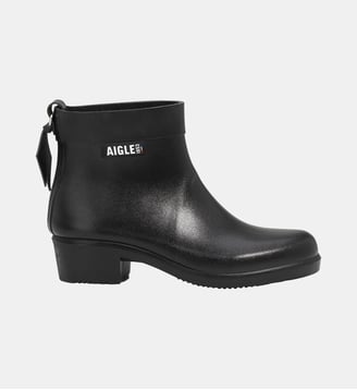 Bottines de pluie à talons MYRICA BOTTIL - Aigle - Bleu