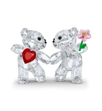Ourson Kris Bonheur Partagé - Swarovski - Red