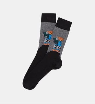 Chaussettes en coton - Randormeur - Arthur - Gris