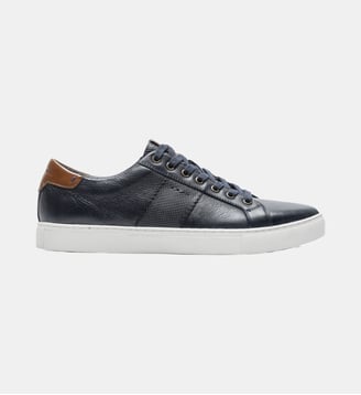 Baskets en cuir Endeavour Cruise - Rodd & Gunn - Bleu marine