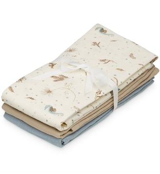 Lot de 3 langes - CAMCAM COPENHAGEN - Beige