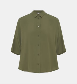Chemise fluide oversize - CIRAE - Gerard Darel - Kaki moyen