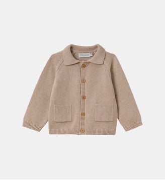 Cardigan col polo - Cyrillus - Écru chiné