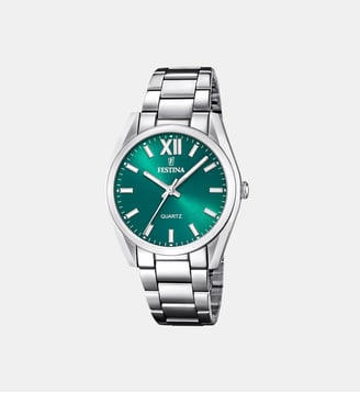 Montre Boyfriend Vert menthe F20622/C - Festina - Argenté