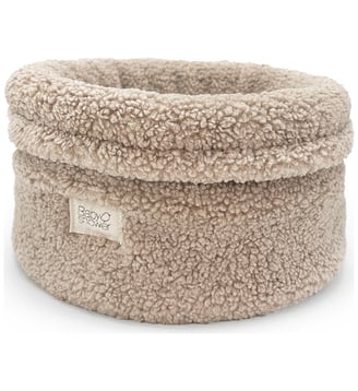 Panier de toilette - Babyshower - Marron