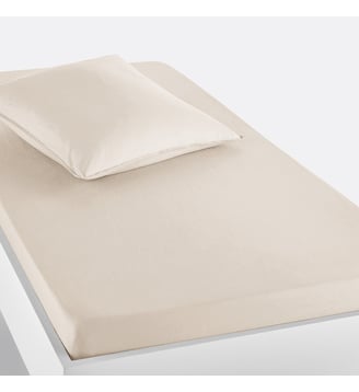 Drap housse enfant uni en coton lavé La Redoute Interieurs