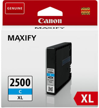 Cartouche d'encre PGI 2500 XL Cyan - Canon - Bleu