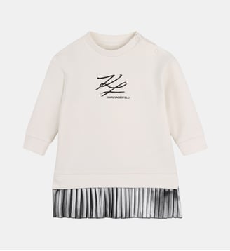 Robe manches longues - Karl Lagerfeld Kids - Crème