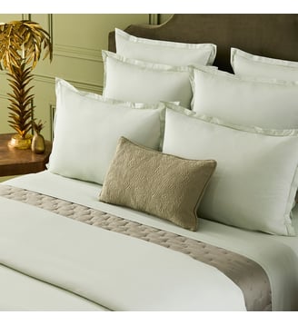 Housse de couette en batiste de coton - Yves Delorme - Amande
