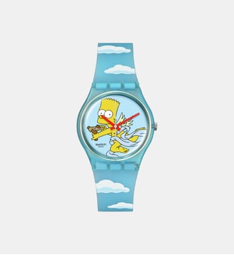 Montre The simpsons Bleu SO28Z115 - Swatch - Bleu